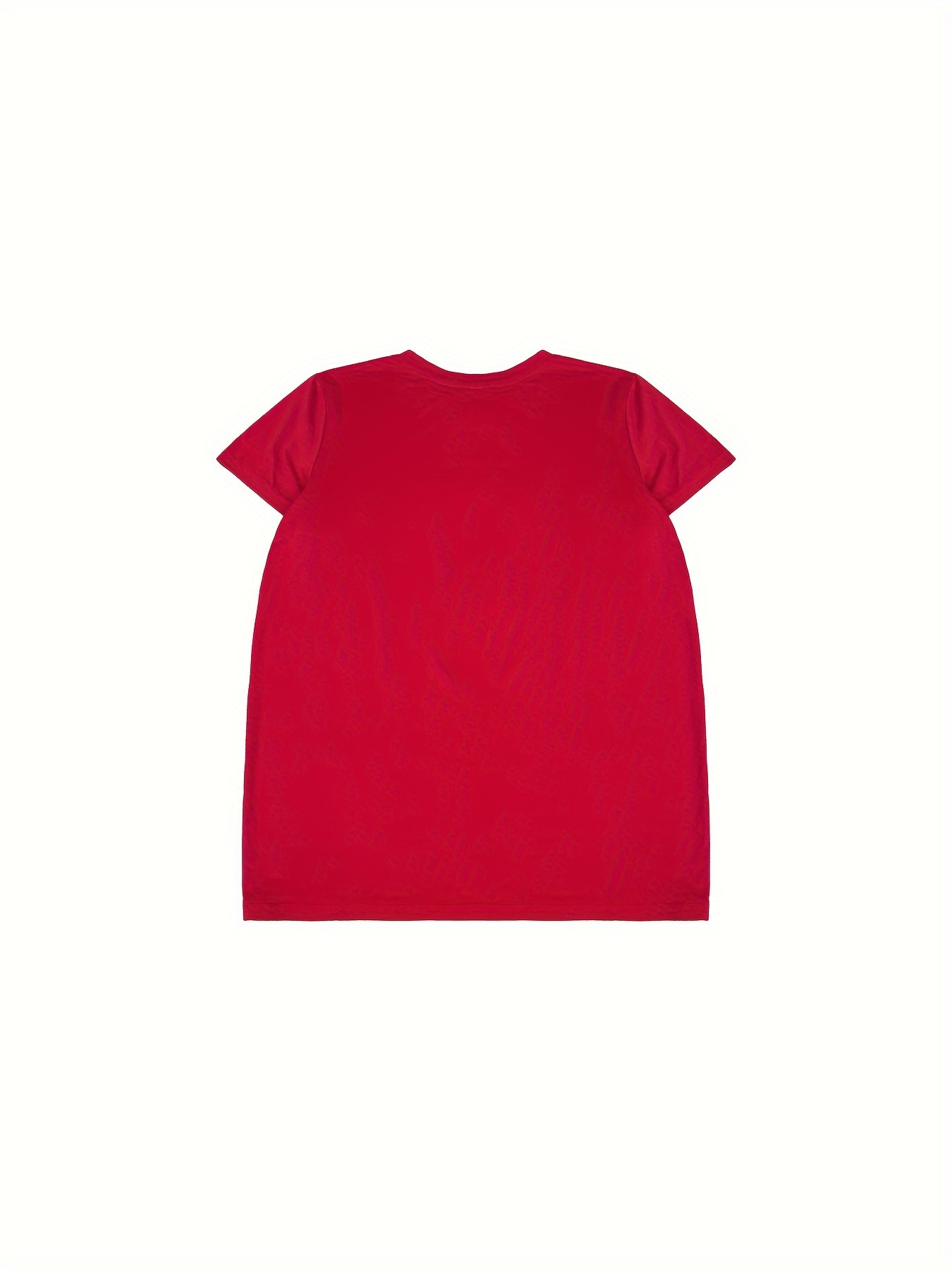 dragon print crew neck t shirt casual short sleeve top for spring summer womens clothing details 0